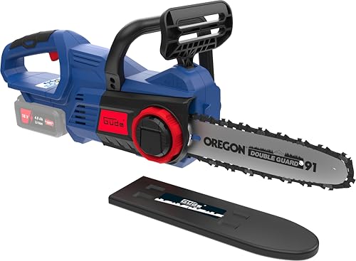 Güde Akumulatorowa piła łańcuchowa KS 18 0 (18 V, 21 000 obr./min, długość cięcia 240 mm, system szybkiego mocowania łańcucha, automatyczne smarowanie waga 2,6 kg, w zestawie miecz i łańcuch
