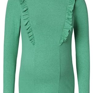 Noppies Maternity Tee Pierson Nursing Long Sleeve T Shirt, deep sea P986, XL Noppies Maternity Tee Pierson Nursing Long Sleeve T Shirt, deep sea P986, XL