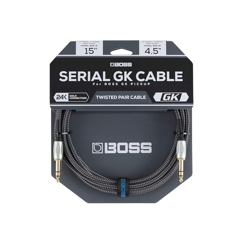 BOSS BGK 15, 4.5m Wysokowydajny kabel cyfrowy do syntezatorów gitarowych BOSS, kompatybilny z GM 800, GK 5, 5B, GKC AD i DA
