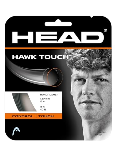 HEAD Unisex dla dorosłych Hawk Touch Set Struna tenisowa dorosłych, antracyt, 16 - obrazek 1