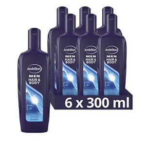 Andrélon Classic 2 w 1 Szampon do włosów i ciała wszystkich rodzajów 6 x 300 ML Korzystne pakowanie Andrélon Classic 2 w 1 Szampon do włosów i ciała wszystkich rodzajów 6 x 300 ML Korzystne pakowanie