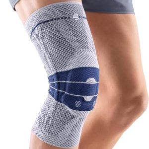 BAUERFEIND GenuTrain bandaż na kolano unisex do odciążenia, stabilizacji i aktywacji po kontuzjach, operacji lub w przypadku chronicznych dolegliwości takich jak mararthrose (zużycie stawów) zapalenia stawów