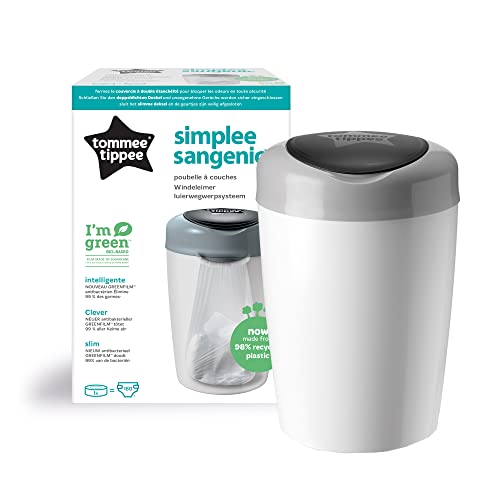 Tommee Tippee Simplee Sangenic Kosz na Pieluchy – Szary Tommee Tippee Simplee Sangenic Kosz na Pieluchy – Szary
