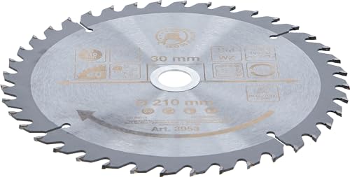 BGS Diy 3953 Tarcza pilarska z węglika spiekanego Ø 210 x 30 2,6 mm 40 zębów - obrazek 1
