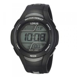 Lorus Sportowy zegarek męski chronograf stal szlachetna i tworzywo sztuczne z paskiem uretanowym, szary, sport Lorus Sportowy zegarek męski chronograf stal szlachetna i tworzywo sztuczne z paskiem uretanowym, szary, sport