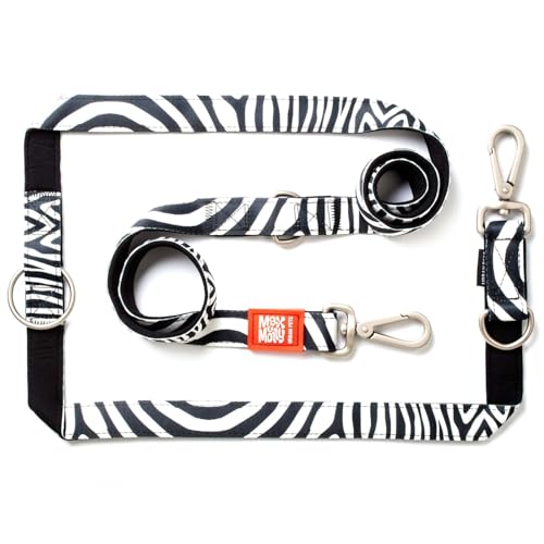 Max & Molly Urban Pets Multi Function Leash Zebra XS