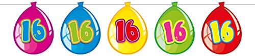 Folat Girlanda Balonowa 16 Urodziny 10 m - obrazek 1