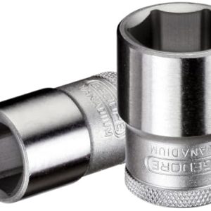 GEDORE Nasadka do kluczy nasadowych, 1/2” 12,5 mm napęd, 6 kątna, szerokość 29 mm, narzędzie, 19 29, stal chromowana GEDORE Nasadka do kluczy nasadowych, 1/2” 12,5 mm napęd, 6 kątna, szerokość 29 mm, narzędzie, 19 29, stal chromowana