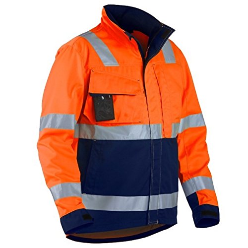 Blakläder Kurtka "High Vis" klasa 3, 1 sztuka, L, pomarańczowa/granatowa, 406418115389L - obrazek 1