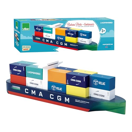 Vilac Boat Uchwyt na kontenery Cma Cgm Jacques Saadé 2356S