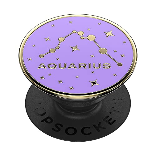 PopSockets Phone Grip Enamel Aquarius PopSockets Phone Grip Enamel Aquarius