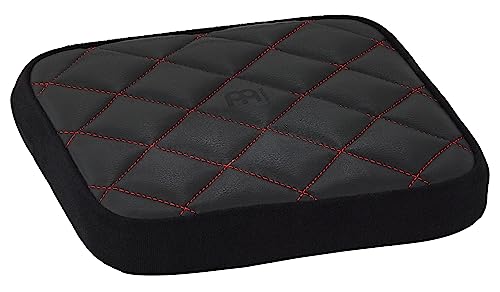 Meinl Percussion Deluxe Cajon Seat podkładka na siedzenie/siedzisko do dodatki kadżonu pianka, sztuczna skóra, czarna (DCS)