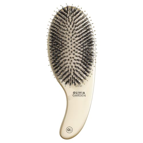 OLIVIA GARDEN Expert Boar & Nylon Bristles Care Style złoto