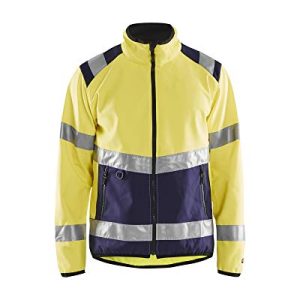 Blakläder Kurtka softshellowa klasy 2, rozmiar M, żółta/granatowa, 1 sztuka, 487725163389M Blakläder Kurtka softshellowa klasy 2, rozmiar M, żółta/granatowa, 1 sztuka, 487725163389M