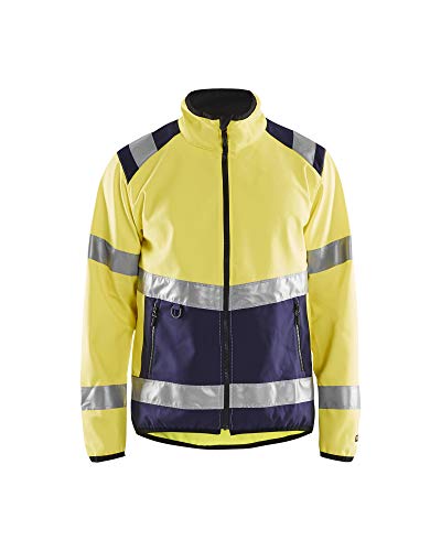 Blakläder Kurtka softshellowa klasy 2, rozmiar M, żółta/granatowa, 1 sztuka, 487725163389M - obrazek 1