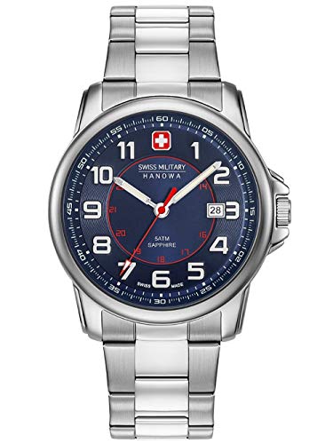 Swiss Military Hanowa Unisex Analogowy zegarek kwarcowy z bransoletką ze stali szlachetnej 06-5330.04.003 - obrazek 1