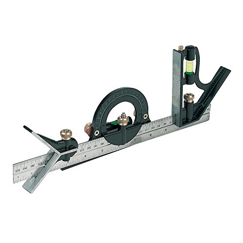 Silverline 991857 Kątownik Wielofunkcyjny, Czarny/Srebrny, 30 cm - obrazek 1
