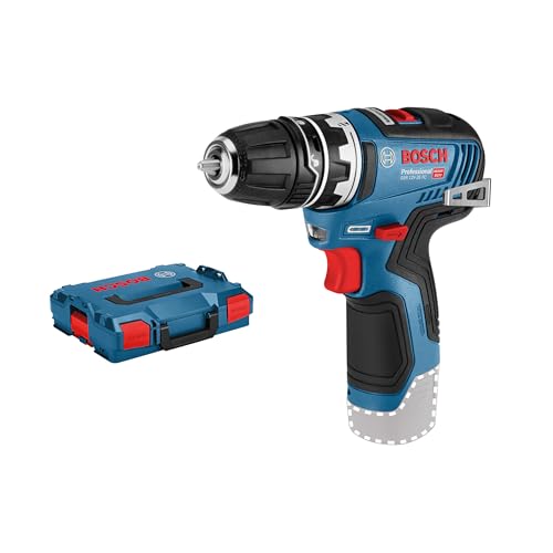 Bosch Professional system 12V: akumulatorowa wiertarko wkrętarka GSR 12V 35 FC (wymienny uchwyt wiertarski GFA 12 B, walizka L BOXX) - obrazek 1