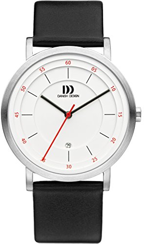 Danish Design Męski analogowy zegarek kwarcowy ze skórzanym paskiem IQ12Q1152