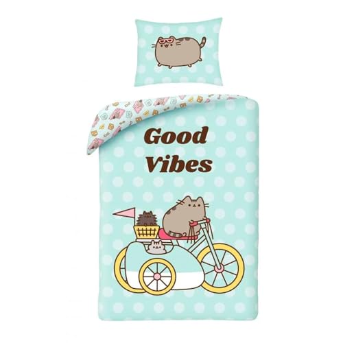 Pusheen zestaw pościeli – 100% bawełna – poszwa 140×200 + poszewka 70×90 Pusheen zestaw pościeli – 100% bawełna – poszwa 140×200 + poszewka 70×90