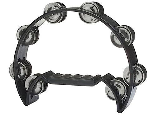 Stagg Tab 2 Half Moon Tambourine czarny - obrazek 1