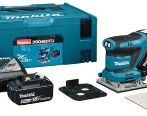 Szlifierka orbitalna 18 V LXT 5,0 Ah 114 x 140 mm, pęseta DBO482RTJ Szlifierka orbitalna 18 V LXT 5,0 Ah 114 x 140 mm, pęseta DBO482RTJ