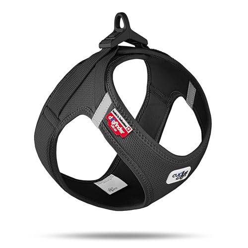 Szelki Curli Vest Clasp Air Mesh, czarne Rozmiar 3XS: obwód klatki piersiowej 26,7 30,1 cm - obrazek 1