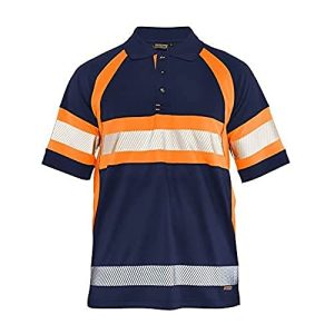 Blåkläder UV koszulka polo wysoka wersja 1, granatowa/pomarańczowa L Blåkläder UV koszulka polo wysoka wersja 1, granatowa/pomarańczowa L