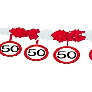 Folat Girlanda na 50 urodziny z wieszakami Folat Girlanda na 50 urodziny z wieszakami