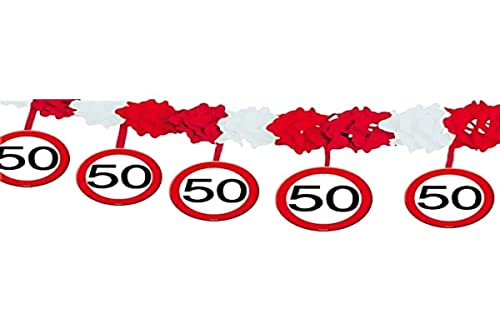 Folat Girlanda na 50 urodziny z wieszakami - obrazek 1