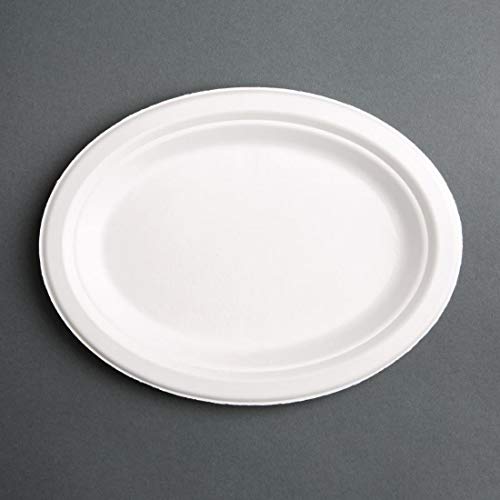 Fiesta Green Kompostowalne talerze bagasse 198 mm (opakowanie 50 szt.) - obrazek 1