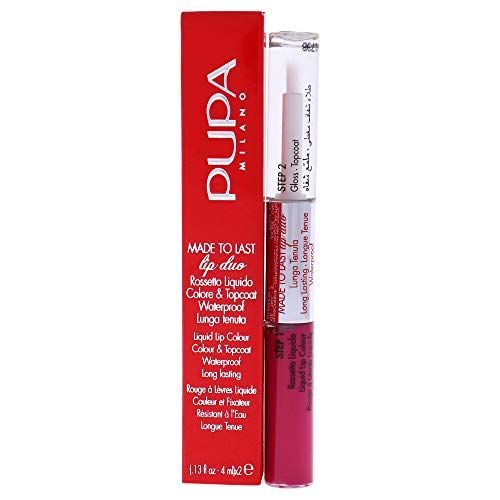 Pupa Milano, Made to Last Duo 004, Różowa Pantera, Pomadka, 4ml