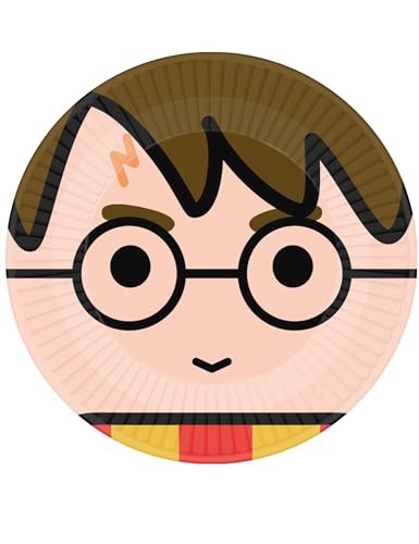 Amscan, Harry Potter, Talerzyki Papierowe, 8 Sztuk, 23 cm - obrazek 1