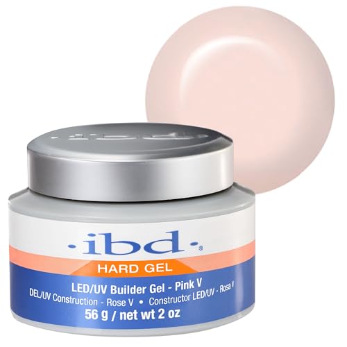 IBD Hard Gel LED/UV Builder Pink V, 1er Pack (1 x 56 g) MADE IN USA Premium żel budujący do paznokci - obrazek 1