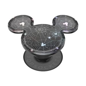 PopSockets uchwyt na telefon z rozszerzaną podpórką, PopSockets do telefonu, Disney, brokatowa pajęczyna Mickey PopSockets uchwyt na telefon z rozszerzaną podpórką, PopSockets do telefonu, Disney, brokatowa pajęczyna Mickey