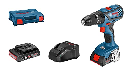 Bosch Compatible Professional GSB 18V 28 bezprzewodowy sterownik Combi zestaw baterii i etui - obrazek 1