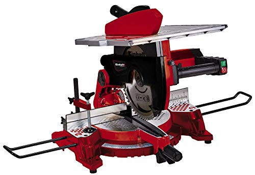 Einhell Piła ukośna ze stolikiem górnym TC MS 3017 T (2000 W, brzeszczot z węglików spiekanych, ogranicznik poprzeczny/równoległy regulowany bezstopniowo, głowica piły) - obrazek 1