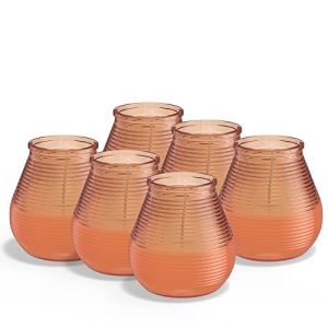 bolsius Świece outdoorowe Citronella 6 sztuk w szkle koralowe bolsius Świece outdoorowe Citronella 6 sztuk w szkle koralowe