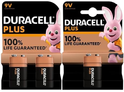 3X Duracell 9V Plus 6LR61/MN1604 Alkaliczny (1 blister z 2 bateriami + 1 baterią) 3 Stosy - obrazek 1