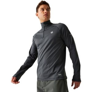Dare2b Męski Fuse Up Ii Core Stretch lekki szybkoschnący zamek błyskawiczny do połowy długości wewnętrzny osłona podbródka elastyczna warstwa środkowa Dare2b Męski Fuse Up Ii Core Stretch lekki szybkoschnący zamek błyskawiczny do połowy długości wewnętrzny osłona podbródka elastyczna warstwa środkowa