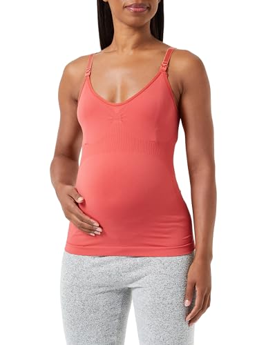 Noppies Evi Seaml Sensil Breeze Nurs Top koszulka damska, Mineral Red P436, 34
