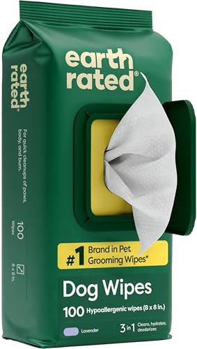 Earth Rated Chusteczki Kompostowalne Lawendowe 100 szt