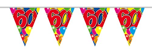 Folat Balony na 60 urodziny 10 m - obrazek 1