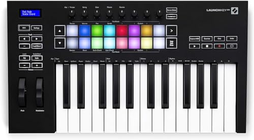KONTROLER USB MIDI NOVATION LAUNCHKEY 25 MK3 KLAWISZY DEDYKOWANY
