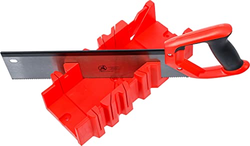 BGS Do it yourself 50845 Skrzynka uciosowa z tworzywa 300 x 130 80 mm grzbietnicą - obrazek 1