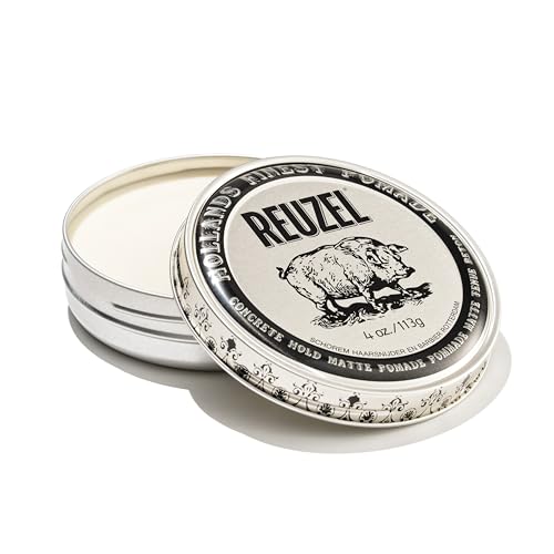 Reuzel Concrete Hold Matte Pomade Maintain Carefully Groomed Appearance Makes Hair Polished Easy And Hassle Free Application Light Masculine Scent Sulfate, Paraben, Cruelty 4 Oz