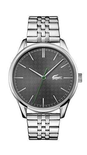 Lacoste Męski Vienna 2011073 Zegarek na Rękę, Srebrny, Ø 42 mm - obrazek 1
