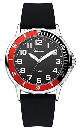 Garonne KQ13Q465 mm staal/rubber zwart-rood - obrazek 1