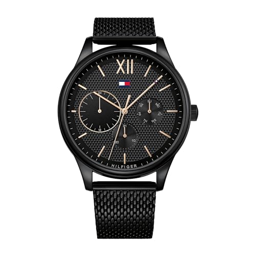 Tommy Hilfiger Zegarek Męski – One Size – Czarny