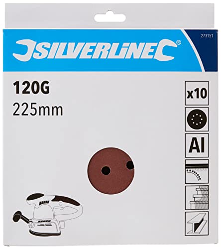 Silverline 273151 225 mm tarcze z haczykami i pętelkami (10 szt.) - obrazek 1